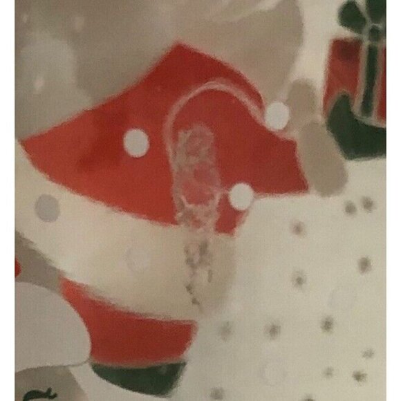 Vtg ANCHOR HOCKING 96oz Santa Glass Christmas/Xmas Red Plastic Lid Storage Jar - Picture 6 of 7